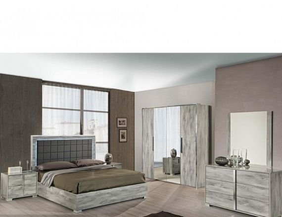 Accadueo H2O H2O Design Serena Light Grey Bedroom Set