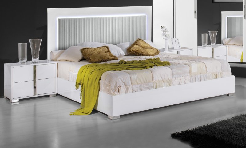 Accadueo H2O H2O Design Bella White Bed Frame