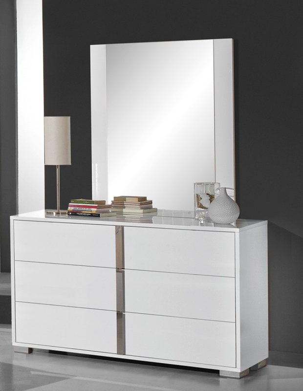 Accadueo H2O H2O Design Bella White Dresser