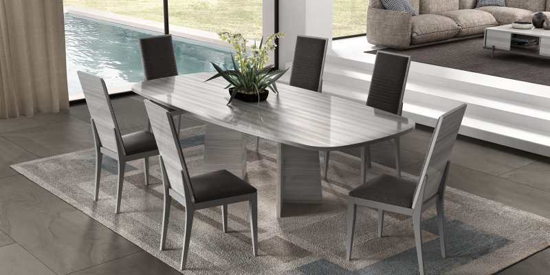 Status SRL Italy Status Mia Day Fixed Oval Dining Table