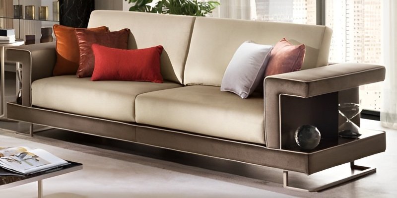 Arredoclassic Arredoclassic Adora Luce Dark 3 Seats Sofa Including Cushions