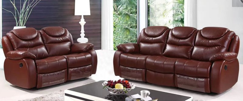 Bespoke Sofas Leather Sofa Set With Recliner