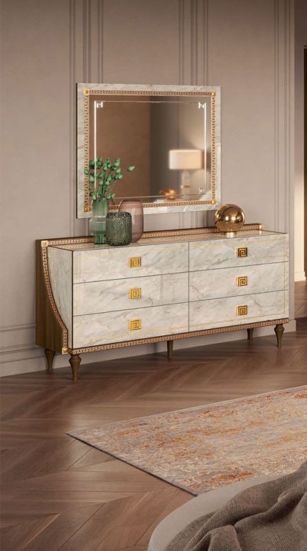 Arredoclassic Arredoclassic Romantica 6 Drawer Dresser