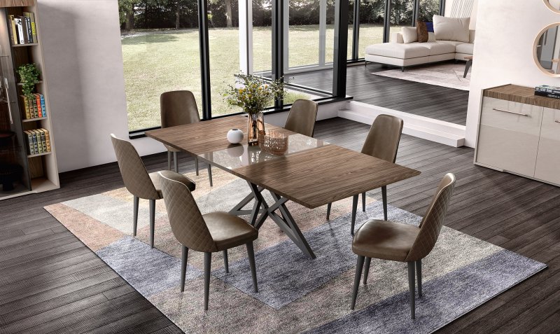 Status SRL Italy STATUS NORA ROPE DINING TABLE EXTENDABLE