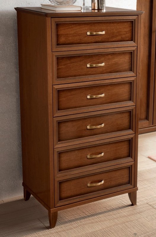 Camel Group Camel Group Giotto Walnut Tall Chest