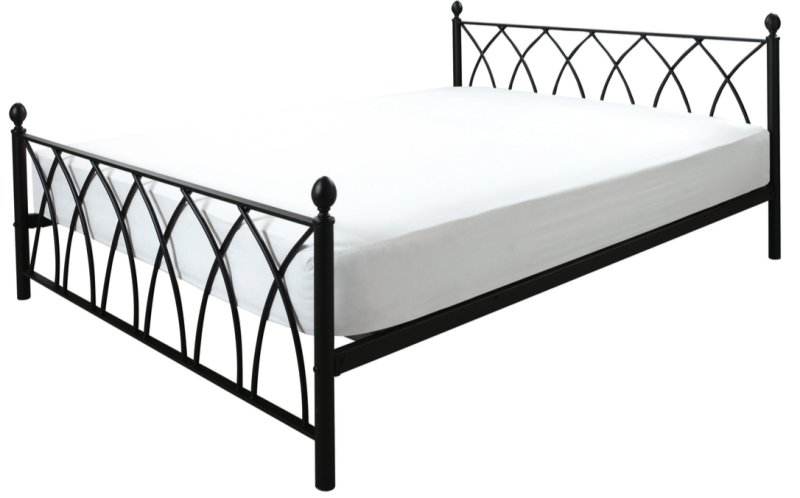 Crowther Alamo Black Bed Frame