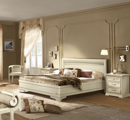 Camel Group Camel Group Torriani Ivory Bed Tiziano with Ring