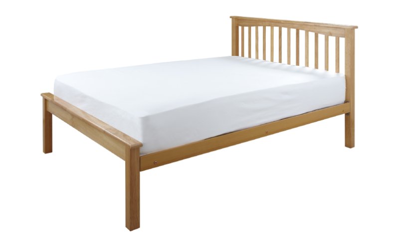 Crowther Sandra Beech Finish Hardwood Low Foot End Bed Frame