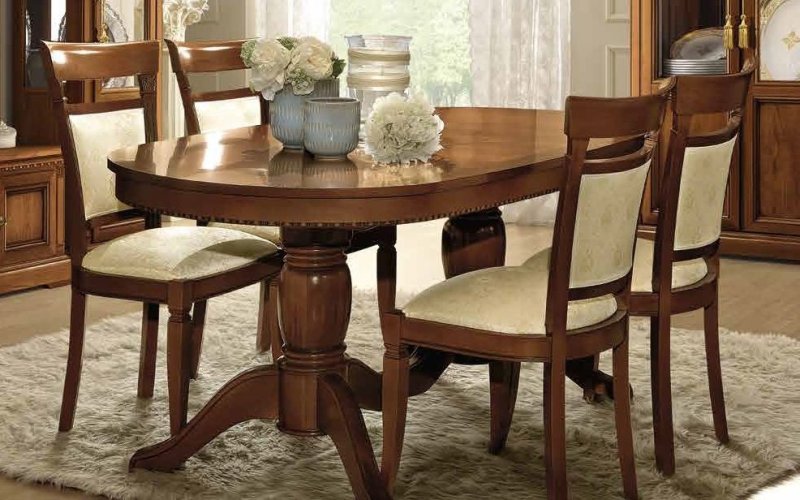 Camel Group Camel Group Treviso Cherry Oval Extendable Dining Table