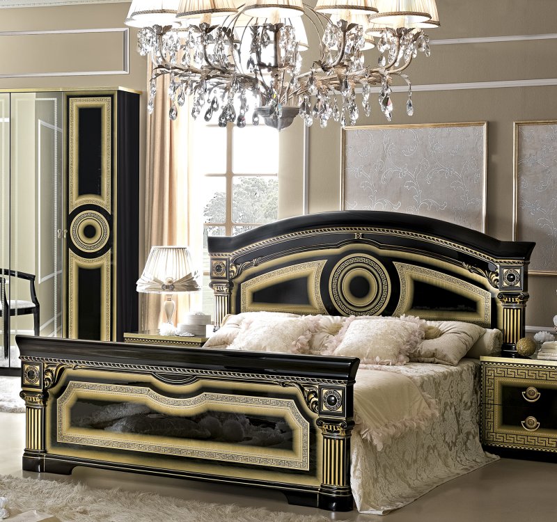 Camel Group Camel Group Aida Black and Gold Bed