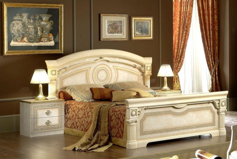 Camel Group Camel Group Aida Ivory and Gold Bed