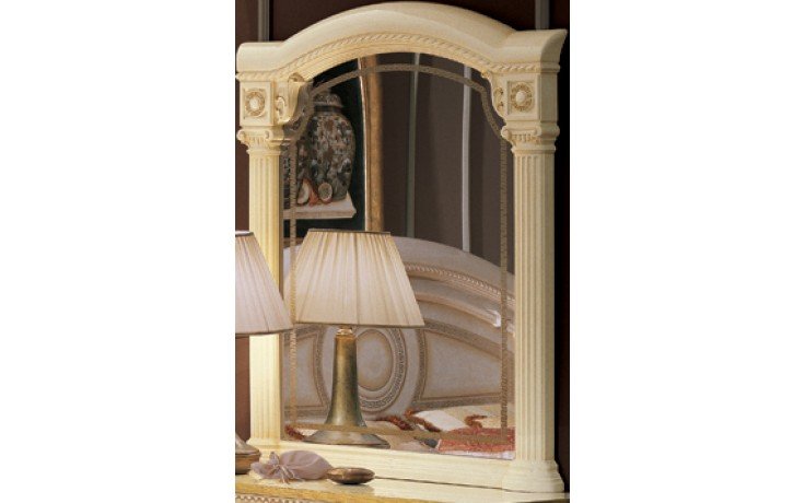 Camel Group Camel Group Aida Ivory and Gold Small Mirror