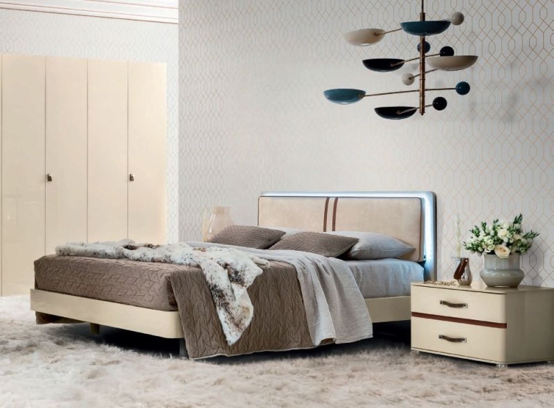 Camel Group Camel Group Altea Letto Ivory Finish Bed Frame