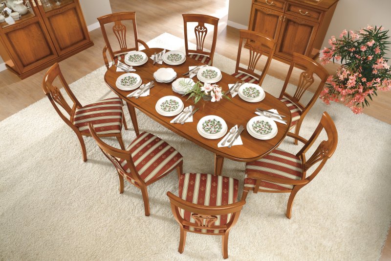 Camel Group Camel Group Nostalgia Walnut Oval Table With 1 Extension