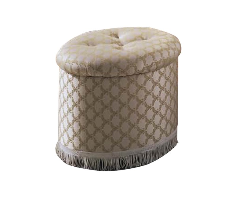 Camel Group Camel Group Nostalgia Round Pouf With Crystals