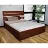 Dream Home Furnishings Regency High Gloss Storage Bed (White)
