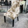 Dream Home Furnishings Venice Premium Crushed Velvet Mink Dining Chair