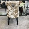 Dream Home Furnishings Venice Premium Crushed Velvet Mink Dining Chair