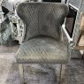 Dream Home Furnishings Valentino Grey Velvet Dining Chair