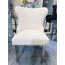 Dream Home Furnishings Valentino Mink Velvet Dining Chair