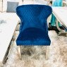 Dream Home Furnishings Valentino Navy Dining Chair