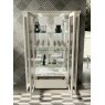Camel Group Camel Group Giotto Bianco Antico Curio Cabinet With Drawer and 2 LED Lights.
