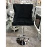 Dream Home Furnishings Valentino Black Velvet Bar Stool