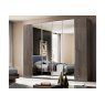 Camel Group Camel Group Elite Silver Birch Night Wardrobe with Glass Doors