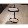 Stone International Italy Stone International Billy Oval Accent Table - Dark Grey Frame Base