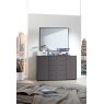Wiemann German Furniture WIEMANN Tokio Bedside Combination dresser with 5 large pull-outs in Graphite finish 