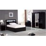 Dream Home Furnishings Rugby High Gloss Bed With Storage & Led Light