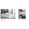 Dream Home Furnishings Rugby High Gloss Storage Bed With Leather Headboard