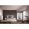Euro Design Euro Design Kate Bed With Upholstered Headboard and LED Lighting
