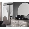 Euro Design Euro Design Fiocco Frassino Grey Adone Sliding Wardrobe With Mirror