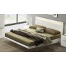 GCL Bedrooms Eleanor White High Gloss Bed With LED Lights