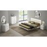 GCL Bedrooms GCL Eleanor White High Gloss Vanity Unit With Stool