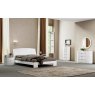 GCL Bedrooms Lorna White High Gloss Bed