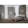 GCL Bedrooms Vicky White High Gloss Bed