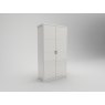 GCL Bedrooms Vicky White High Gloss 2 Door Hinged Wardrobe