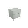 GCL Bedrooms GCL Bedroom Arya High Gloss Cool Grey Night Table