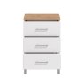 GCL Bedroom Mondego 3 Drawer Night Table