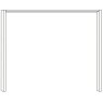 216 cm Height Glass overlay for side panels for sliding-door wardrobes 2 doors Havan Glass