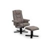 Julian Bowen Julian Bowen Malmo Swivel Recliners & Stool Grey