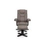 Julian Bowen Julian Bowen Malmo Swivel Recliners & Stool Grey