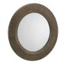 Julian Bowen JULIAN BOWEN CADENCE SMALL ROUND PEWTER WALL MIRROR