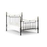 Julian Bowen Julian Bowen Victoria Satin Black Bed