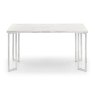 Julian Bowen JULIAN BOWEN POSITANO MARBLE & CHROME DINING TABLE