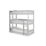 Julian Bowen Julian Bowen Trio Bunk Bed in Dove Grey