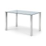 Julian Bowen Julian Bowen Enzo Glass Top Dining Table