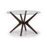 Julian Bowen Julian Bowen Chelsea Round Glass Dining Table